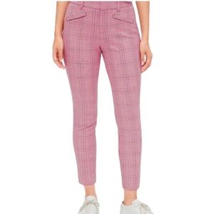 GAP pink plaid pants!